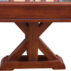 Wooden table  on a white background
