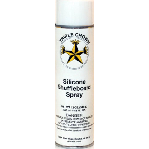Triple Crown Silicone Spray, Triple Crown Shuffleboard Supplies