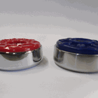 Playcraft 2 1/8” Deluxe Shuffleboard Weight - Set, 4 Red & 4 Blue