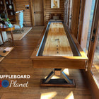 Playcraft 12' Santa Fe Pro-Style Shuffleboard Table in Cocoa Bean