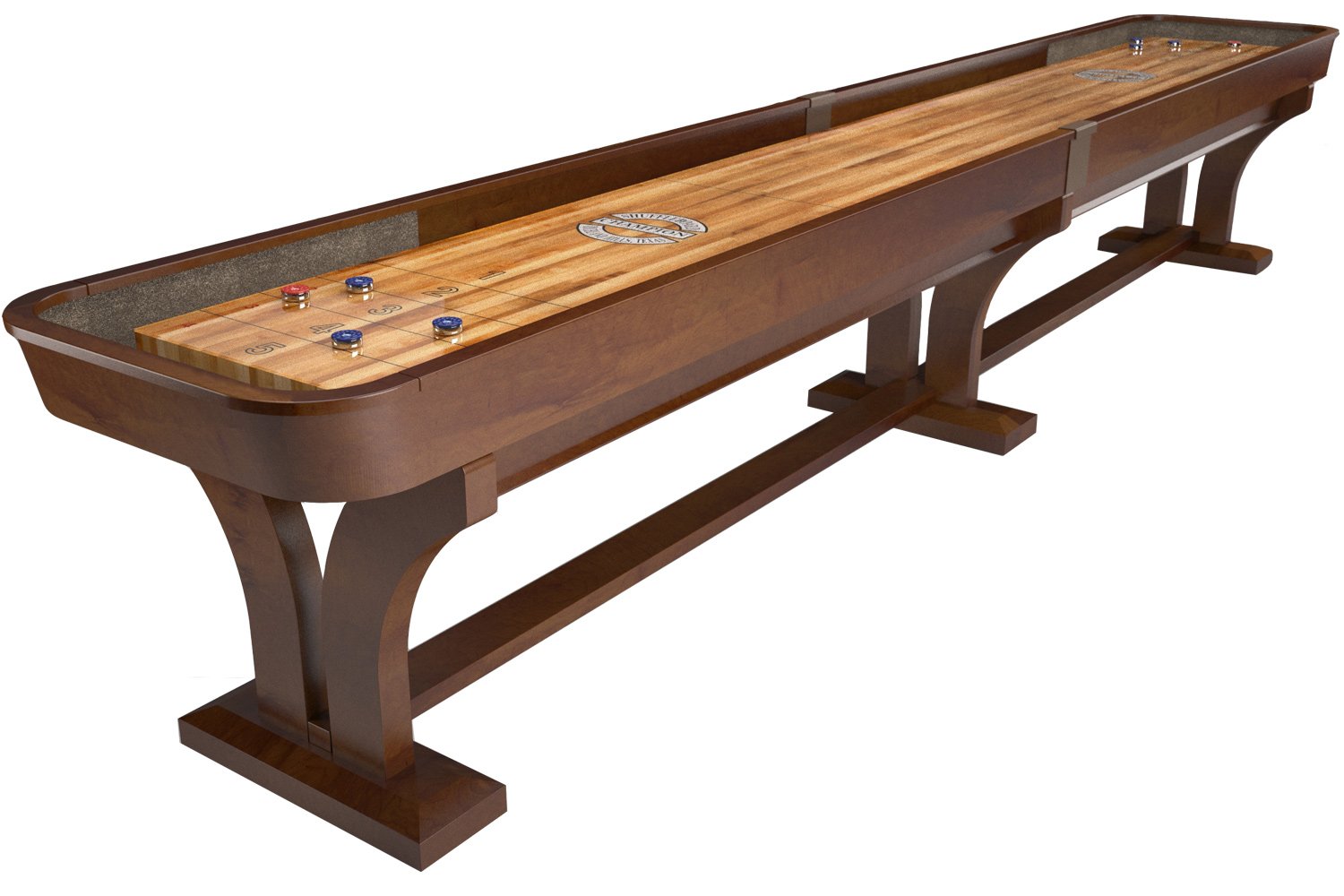 Custom Champion Venetian 18' Shuffleboard Table