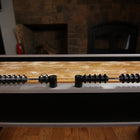 Modern Black Atomic 9' Platinum Shuffleboard Table