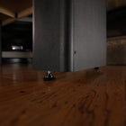 Modern Black Atomic 9' Platinum Shuffleboard Table Legs