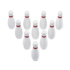 Playcraft Set of 10 Solid Wood 4-1/2" Bowling Pins