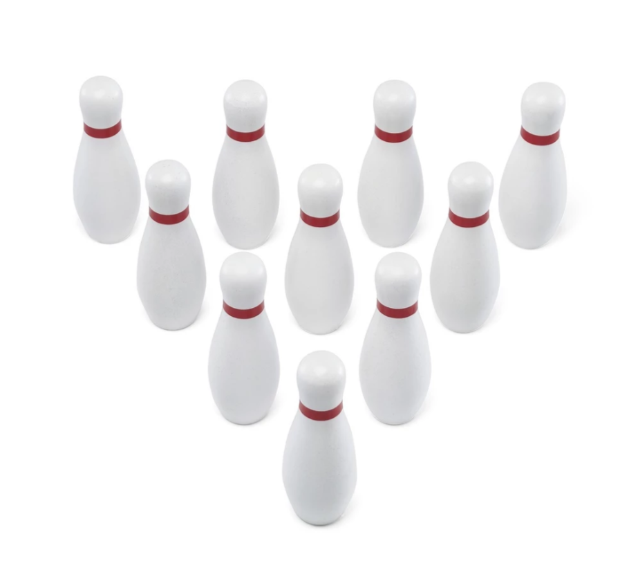 Playcraft Deluxe Pin Setter Kit with 10 Hardwood Bowling Pins