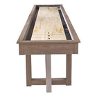 American Heritage Billiards Abbey 12' Shuffleboard Table in Antique Grey
