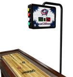 NHL Holland Bar Stool Columbus Blue Jackets 12' Shuffleboard Table w/ Scoreboard