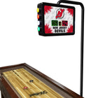 NHL Holland Bar Stool New Jersey Devils 12' Shuffleboard Table w/ Scoreboard