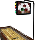 College Holland Bar Stool Texas State 12' Shuffleboard Table w/ Scoreboard