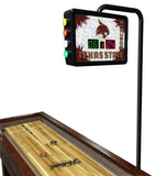 College Holland Bar Stool Texas State 12' Shuffleboard Table w/ Scoreboard