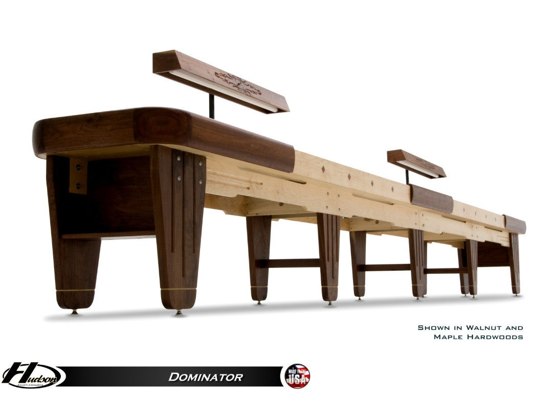 Hudson Dominator Shuffleboard 9'-22' Custom Wood and Stain Options –  Shuffleboard Planet