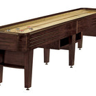 Rustic Retro Brunswick Billiards ANDOVER II 12' Shuffleboard Table in Espresso