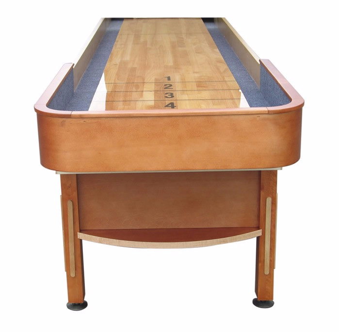 Vintage Playcraft Telluride 12' Pro Style Shuffleboard Table in Honey