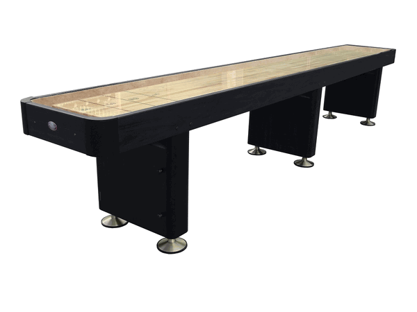 Standard Playcraft Woodbridge 14' Shuffleboard Table in Black