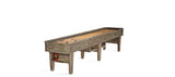 Rustic Retro Brunswick Billiards ANDOVER II 14' Shuffleboard Table in Driftwood