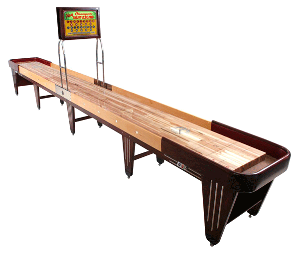 Custom Champion 12' Charleston Vintage Shuffleboard Table