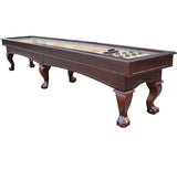 Furniture Style Playcraft Charles River 16' Pro-Style Shuffleboard Table in Espresso